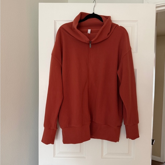 Zella Ribbed Zip Jacket - Picture 2 of 4